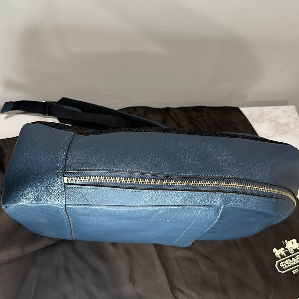 Coach Navy Backpack - Picture 7 of 13